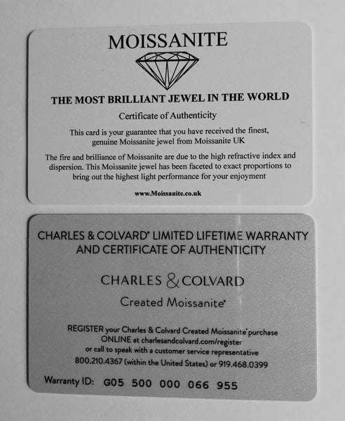 1.00ct (4x 4.0mm) Round Moissanite Set Eternity Ring