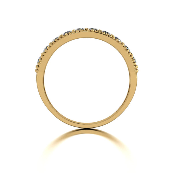 0.50ct (10x 2.5mm) NEW Round Moissanite Set Eternity Ring