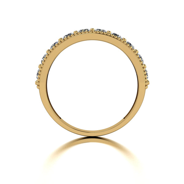 1.00ct (10x 3.0mm) Round Moissanite Set Eternity Ring