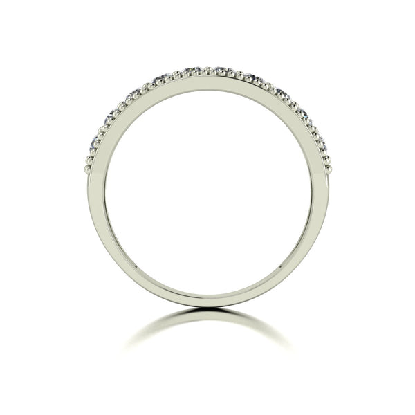 0.50ct (10x 2.5mm) NEW Round Moissanite Set Eternity Ring