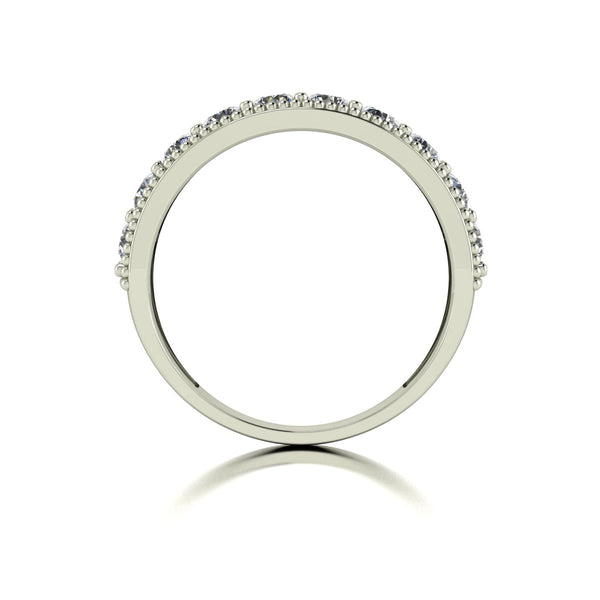 1.00ct (10x 3.0mm) Round Moissanite Set Eternity Ring