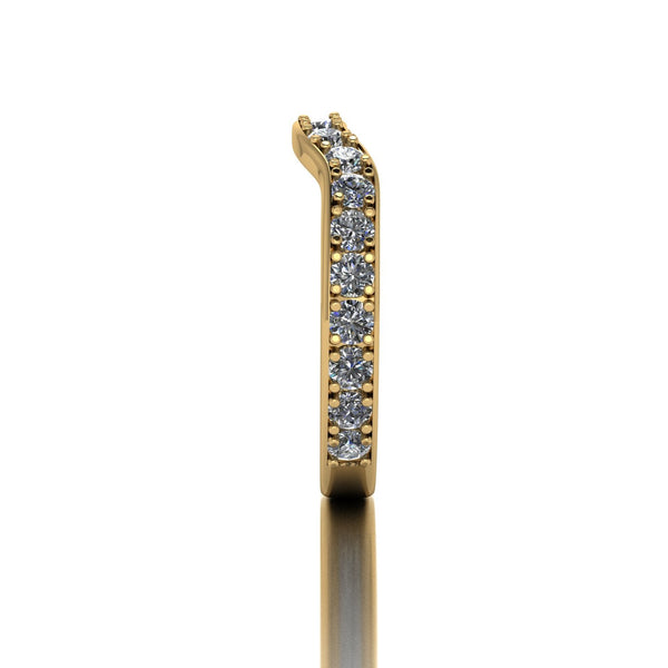 1.00ct (20x 2.3mm) Round Moissanite Set Eternity Ring
