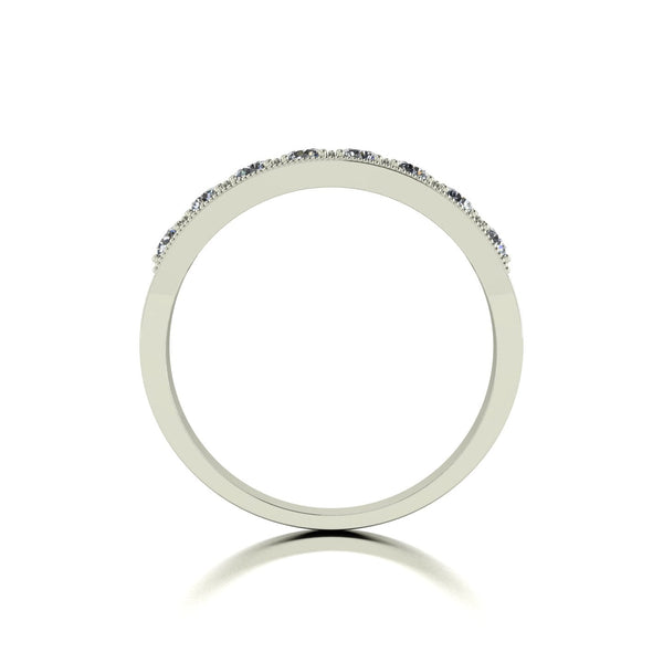 0.50ct (8x 2.5mm) Round Moissanite Set Eternity Ring