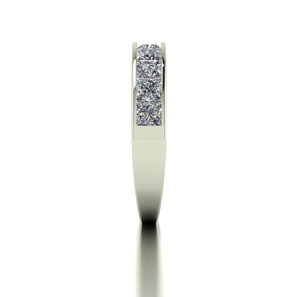 1.80ct (10x 3.0mm) Square Moissanite Set Eternity Ring