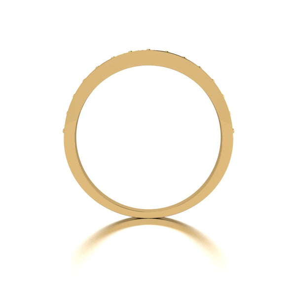 0.50ct (13x 1.8mm) Round Moissanite Set Eternity Ring