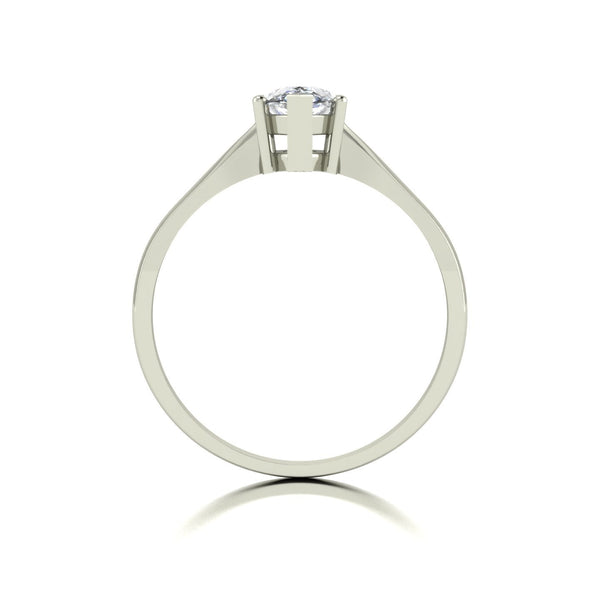 1.00ct (1x 10x5mm) Marquise Moissanite Set Single Stone Ring