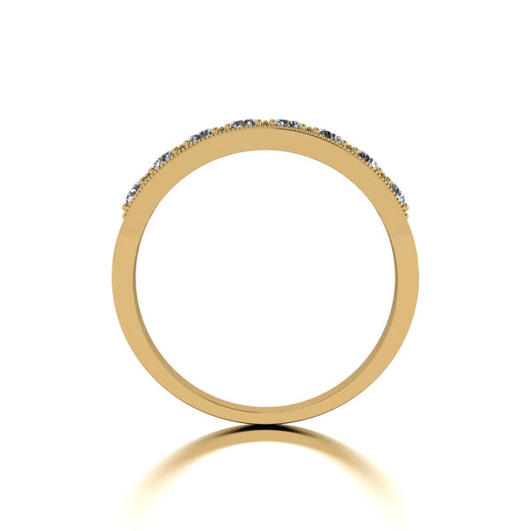 0.50ct (8x 2.5mm) Round Moissanite Set Eternity Ring