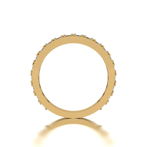 1.00ct (20x 2.3mm) Round Moissanite Set Eternity Ring